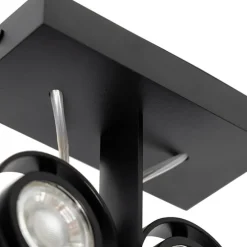 Moderne Spot schwarz 2-Licht - Master 50