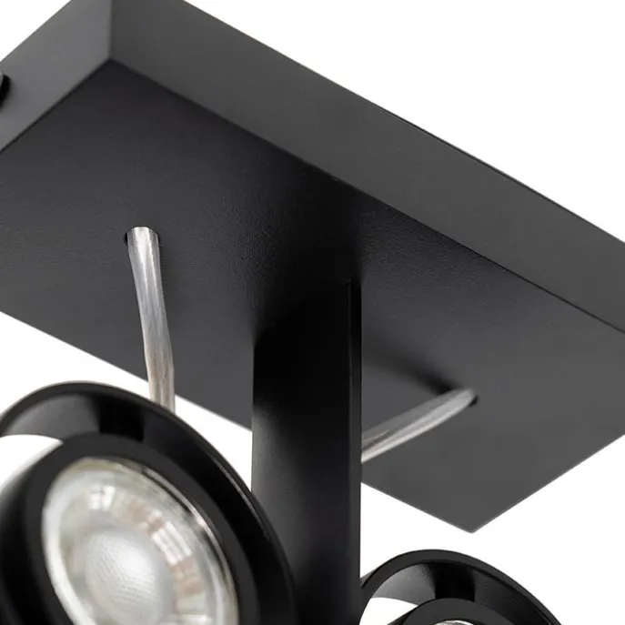 Moderne Spot schwarz 2-Licht - Master 50