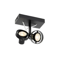 Moderne Spot schwarz 2-Licht - Master 50