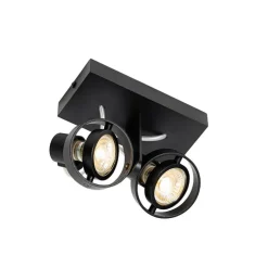 Moderne Spot schwarz 2-Licht - Master 50