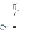 Moderne Stehlampe schwarz inkl. LED - Lexus