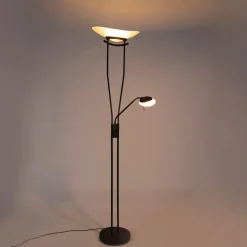 Moderne Stehlampe schwarz inkl. LED - Lexus