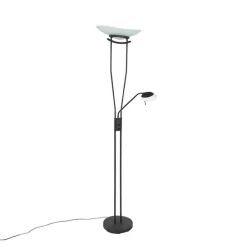 Moderne Stehlampe schwarz inkl. LED - Lexus