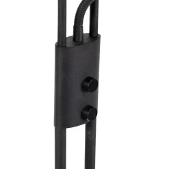 Moderne Stehlampe schwarz inkl. LED - Lexus