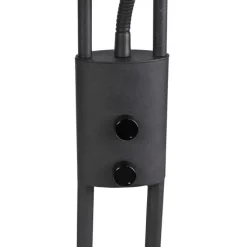 Moderne Stehlampe schwarz inkl. LED mit Lesearm - Ibiza