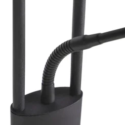 Moderne Stehlampe schwarz inkl. LED mit Lesearm - Ibiza