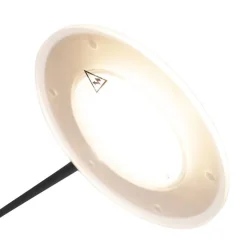 Moderne Stehlampe schwarz inkl. LED mit Lesearm - Ibiza