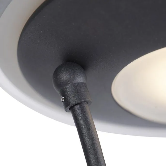 Moderne Stehlampe schwarz inkl. LED mit Lesearm - Ibiza