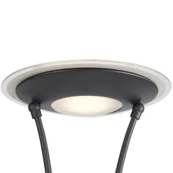 Moderne Stehlampe schwarz inkl. LED mit Lesearm - Ibiza