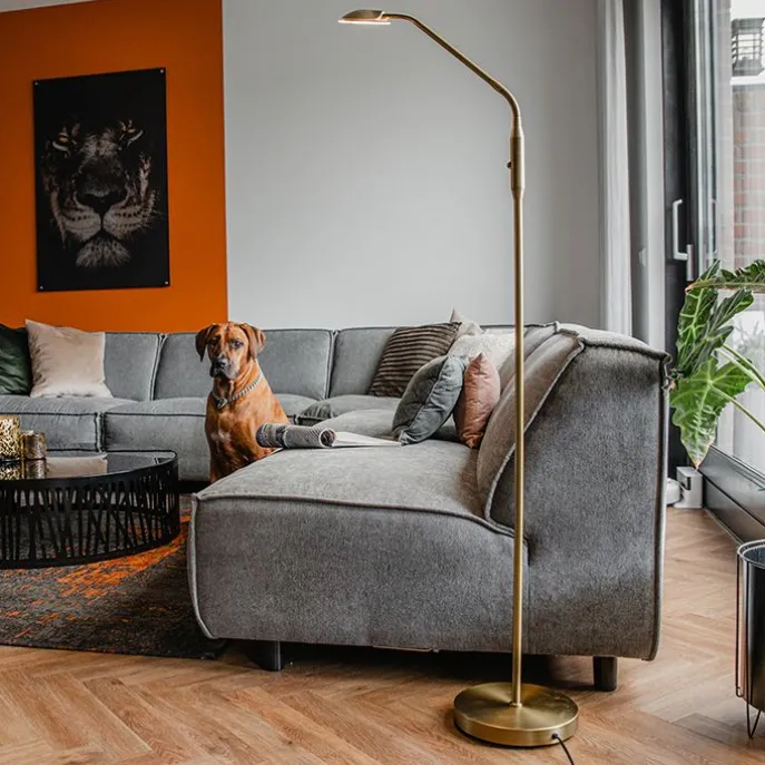 Moderne Stehleuchte Bronze inkl. LED - Eva