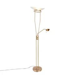 Moderne Stehleuchte Bronze inkl. LED und Dimmer - Lexus