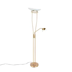 Moderne Stehleuchte Bronze inkl. LED und Dimmer - Lexus