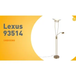Moderne Stehleuchte Bronze inkl. LED und Dimmer - Lexus