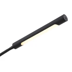 Moderne Stehleuchte schwarz inkl. LED 3-Stufen-Dimmbar Wiederaufladbar - Statler