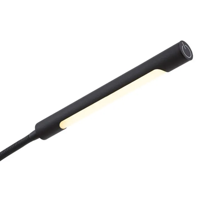 Moderne Stehleuchte schwarz inkl. LED 3-Stufen-Dimmbar Wiederaufladbar - Statler