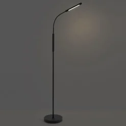 Moderne Stehleuchte schwarz inkl. LED 3-Stufen-Dimmbar Wiederaufladbar - Statler