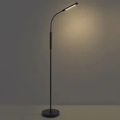 Moderne Stehleuchte schwarz inkl. LED 3-Stufen-Dimmbar Wiederaufladbar - Statler