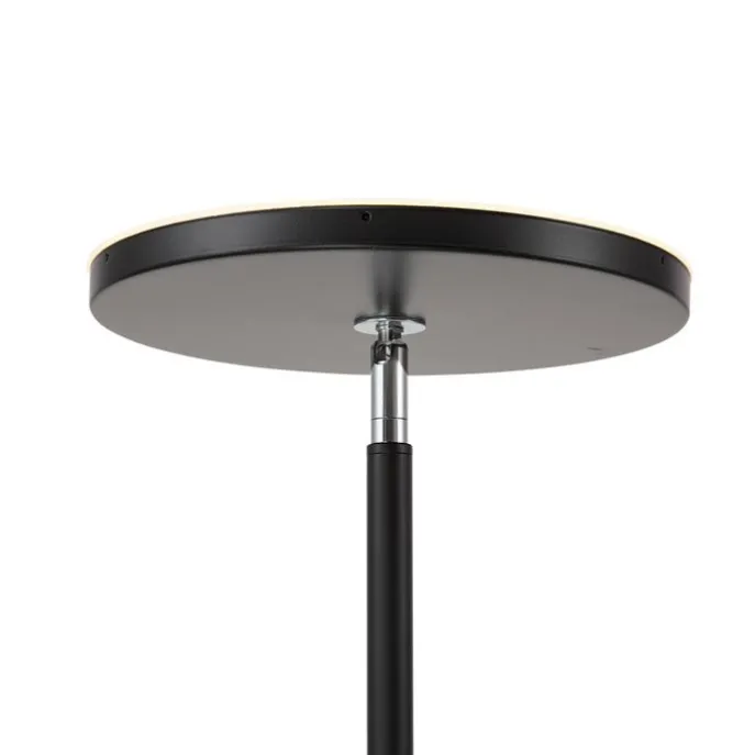 Moderne Stehleuchte Schwarz inkl. LED Dimmbar RGB mit Fernbedienung - Sjors