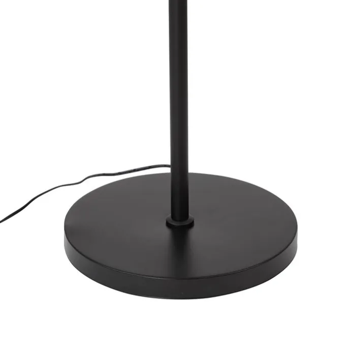 Moderne Stehleuchte Schwarz inkl. LED Dimmbar RGB mit Fernbedienung - Sjors