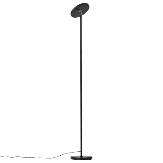 Moderne Stehleuchte Schwarz inkl. LED Dimmbar RGB mit Fernbedienung - Sjors