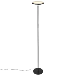 Moderne Stehleuchte Schwarz inkl. LED Dimmbar RGB mit Fernbedienung - Sjors