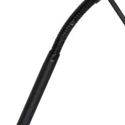 Moderne Stehleuchte schwarz mit Lesearm inkl. LED und Dimmer - Divo