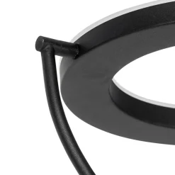 Moderne Stehleuchte schwarz mit Lesearm inkl. LED und Dimmer - Divo