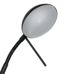 Moderne Stehleuchte schwarz mit Lesearm inkl. LED und Dimmer - Divo