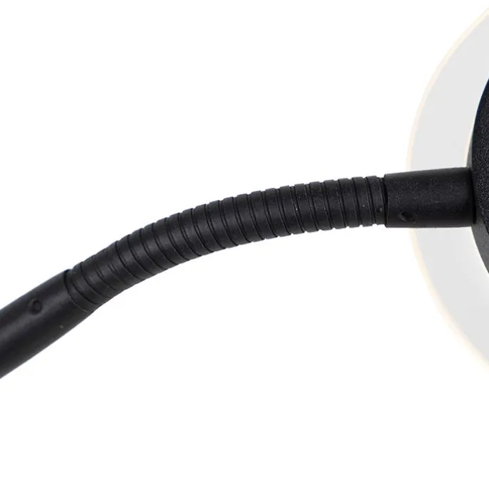 Moderne Stehleuchte schwarz inkl. LED mit Lesearm - Divine