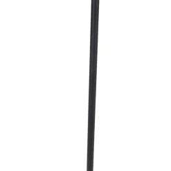 Moderne Stehleuchte schwarz inkl. LED mit Fernbedienung und Lesearm - Strela