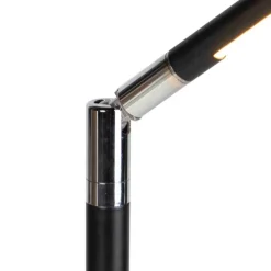 Moderne Stehleuchte schwarz inkl. LED mit Touchdimmer - Berdien