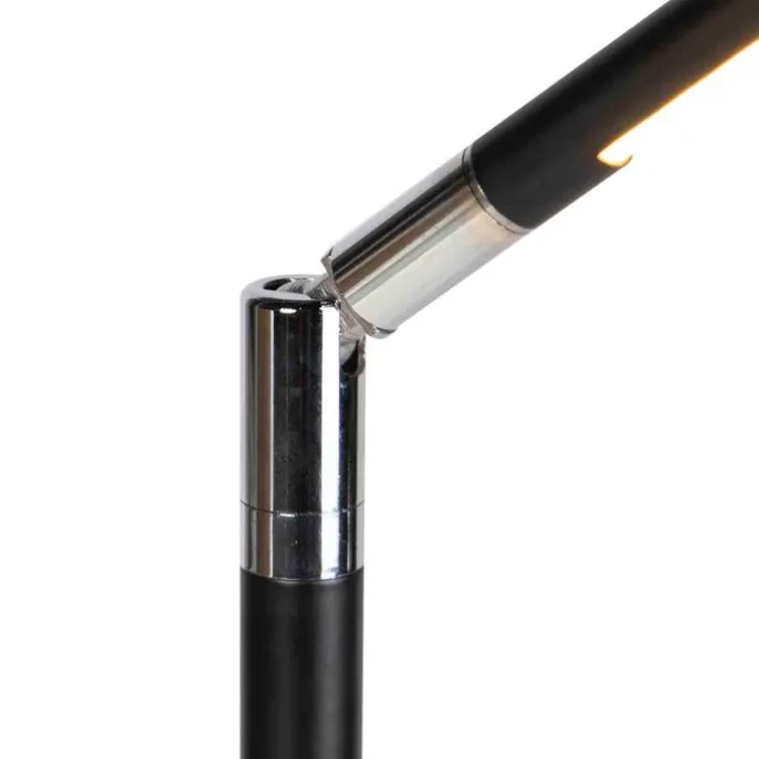 Moderne Stehleuchte schwarz inkl. LED mit Touchdimmer - Berdien