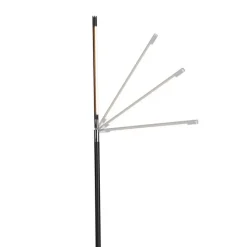 Moderne Stehleuchte schwarz inkl. LED mit Touchdimmer - Berdien