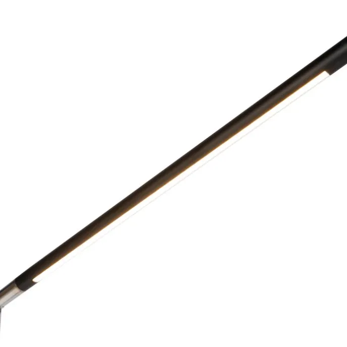 Moderne Stehleuchte schwarz inkl. LED mit Touchdimmer - Berdien