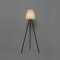 Moderne Stehleuchte schwarz IP44 inkl. LED auf Solar - Virginia