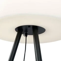 Moderne Stehleuchte schwarz IP44 inkl. LED auf Solar - Virginia