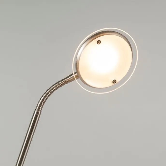 Moderne Stehleuchte Stahl inkl. LED - Eva