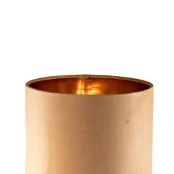 Moderne Tischlampe gelb mit Gold - Rosalina