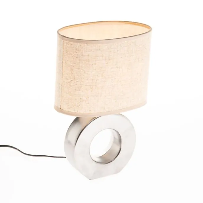 Moderne Tischlampe in Beige mit Stahl - Tohu