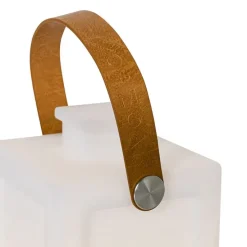 Moderne Tischlampe mit weißem Flammeneffekt, wiederaufladbar, IP44 – Stard