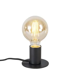 Moderne Tischlampe schwarz - Facil