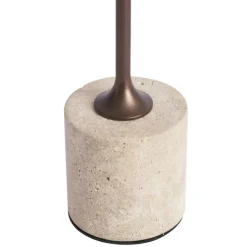 Moderne Tischleuchte Dunkelbronze 37cm inkl. LED Dimmbar IP54 Wiederaufladbar - Topi