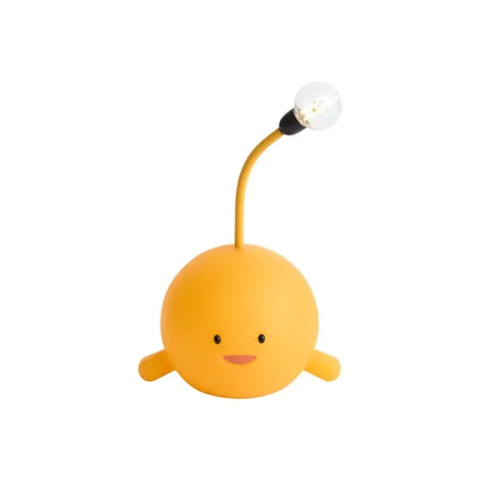 Moderne Tischleuchte Gelb inkl. LED Wiederaufladbar - Bulby