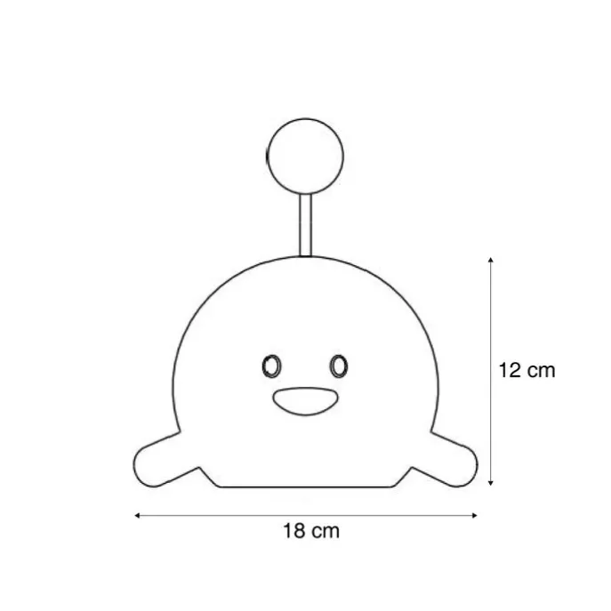 Moderne Tischleuchte Gelb inkl. LED Wiederaufladbar - Bulby