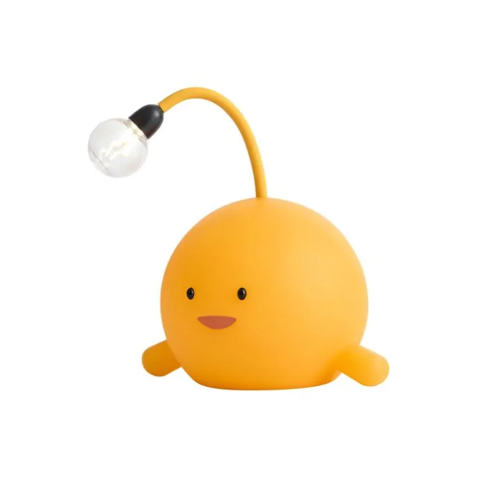 Moderne Tischleuchte Gelb inkl. LED Wiederaufladbar - Bulby