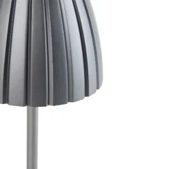 Moderne Tischleuchte grau 3-stufig dimmbar wiederaufladbar - Dolce