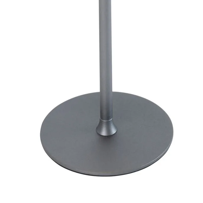 Moderne Tischleuchte grau 3-stufig dimmbar wiederaufladbar - Dolce