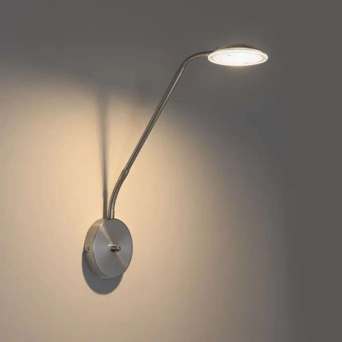 Moderne Wandleuchte aus Stahl inkl. LED - Eva