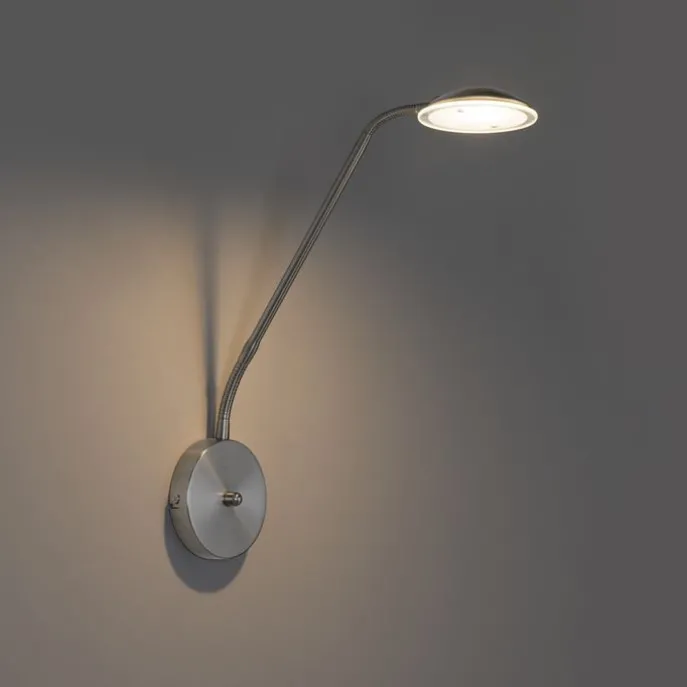 Moderne Wandleuchte aus Stahl inkl. LED - Eva