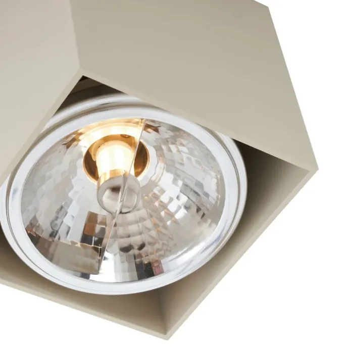 Moderne Wandleuchte Beige G9 schwenkbar - Box